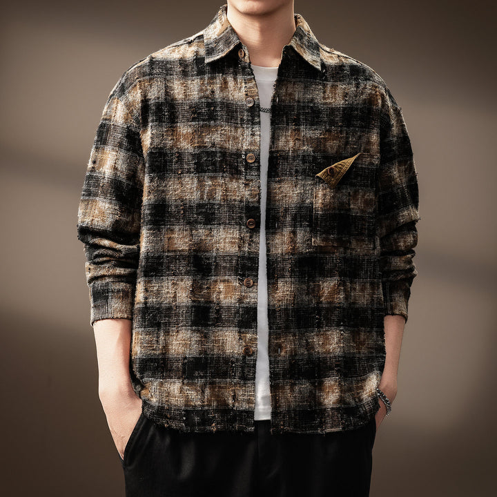 Herren Karierte Flanelljacke Echo Archiv