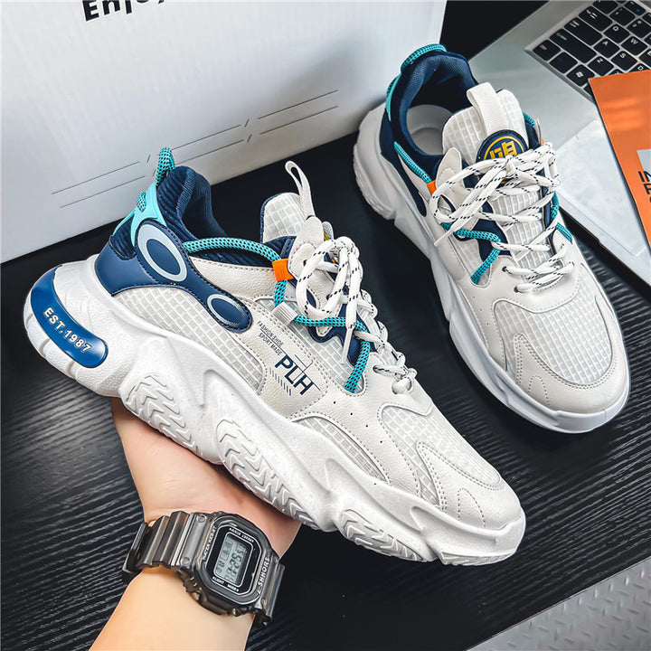 Herren Voluminöser Performance-City-Sneaker mit skulpturaler Plateausohle Echoarchiv