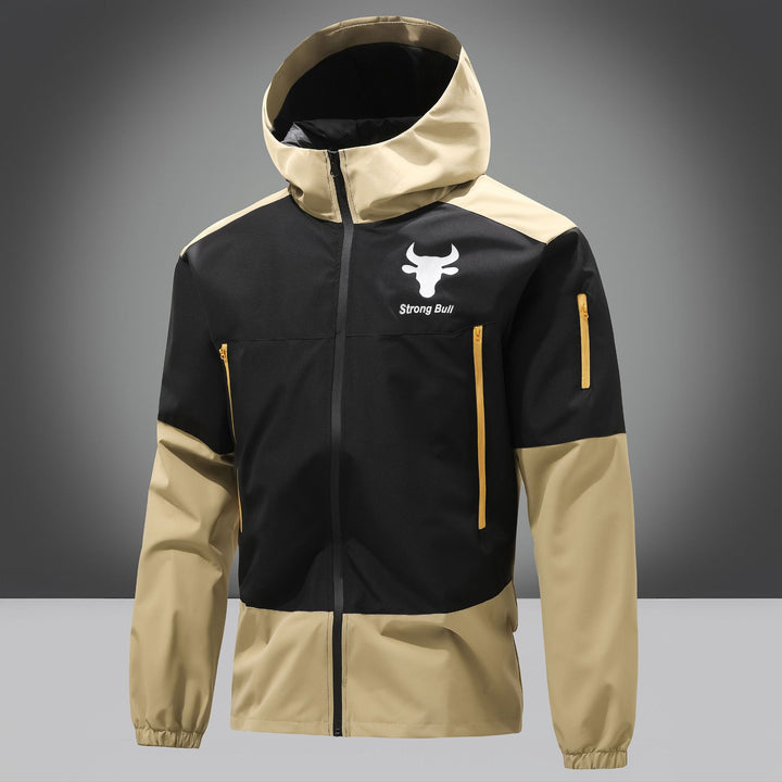 Herren Funktionsjacke mit wasserdichtem Material und praktischen Reißverschlusstaschen Echoarchiv