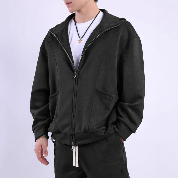 Herren Fleecejacke mit ergonomischem Schnitt und praktischen Taschen Echoarchiv