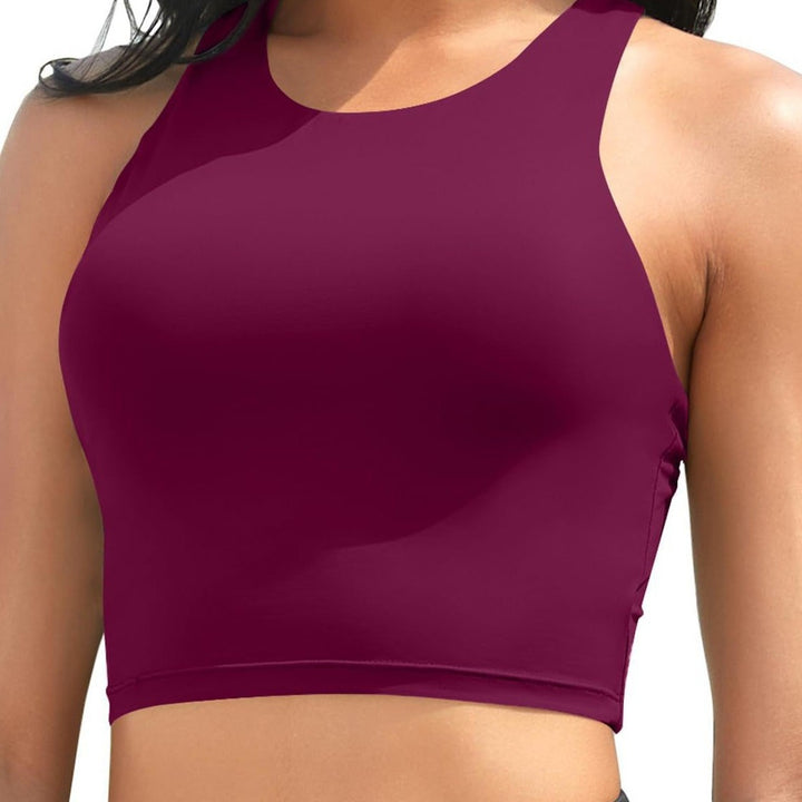 Damen Sportliches Crop-Top Echo Archiv
