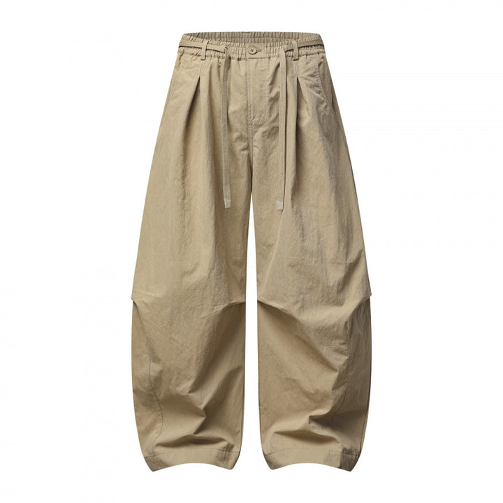 Unisex Weite Lagenhose mit ballonförmiger Silhouette, hoher Leibhöhe und Kordelzug Echo Archiv