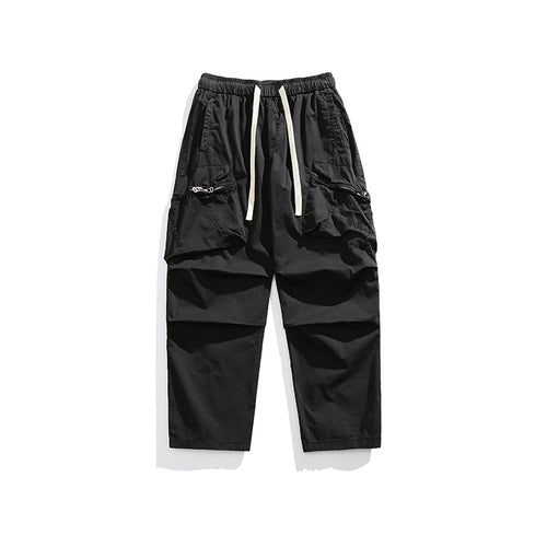 Herren Locker geschnittene Cargo-Hose mit elastischem Tunnelzugbund, Kordelzug und großen Utility-Taschen Echo Archiv
