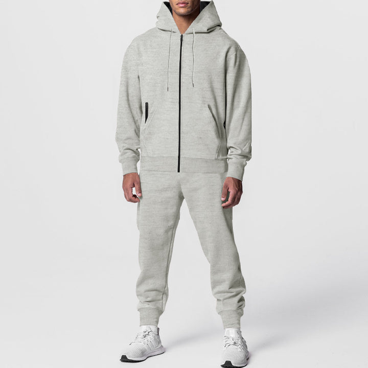 Herren sportliches Hoodie-Set mit atmungsaktiver Stofftechnologie Echoarchiv