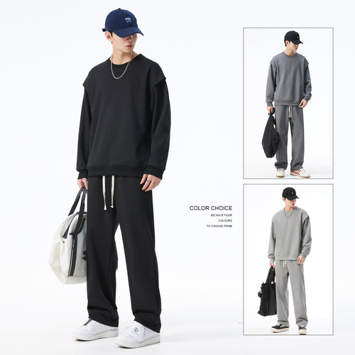 Damen Stylisches Sweatshirt und Sporthose Set Echoarchiv