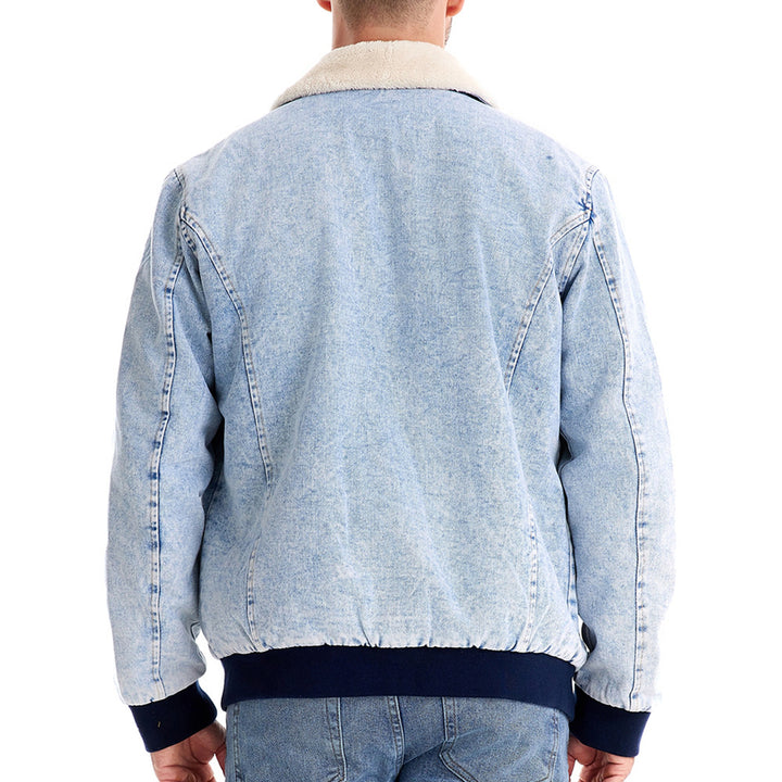 Herren Jeansjacke mit Fleecefutter und praktischen Taschen Echoarchiv