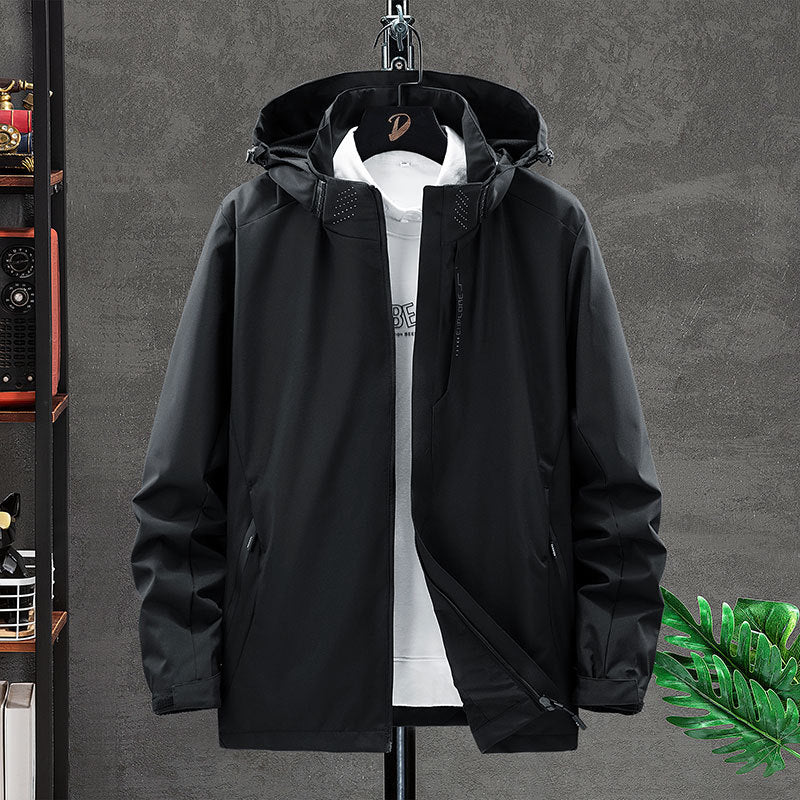 Herren Funktionsjacke mit verstellbarer Kapuze Echo Archiv