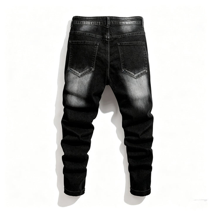 Herren Modische Ripped Jeanshose Echoarchiv