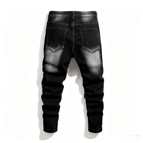 Herren Modische Ripped Jeanshose Echoarchiv