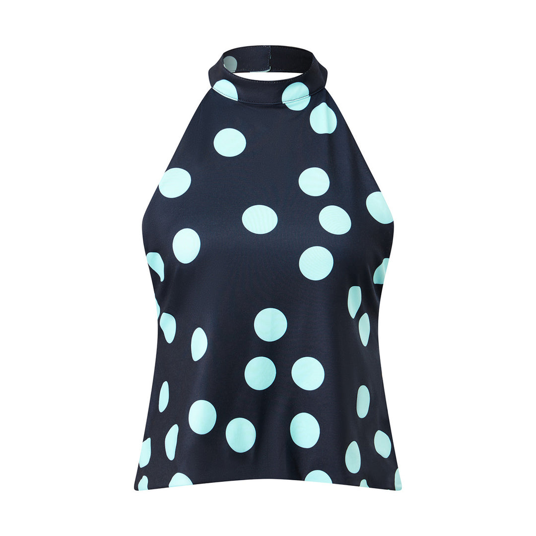 Damen Haltertop mit blühendem Design Echo Archiv