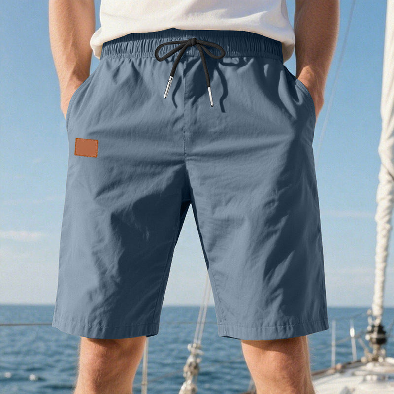 Herren nan schnelltrocknende Badeshorts im Bermuda-Schnitt mit elastischem Bund und Kordelzug Echo Archiv