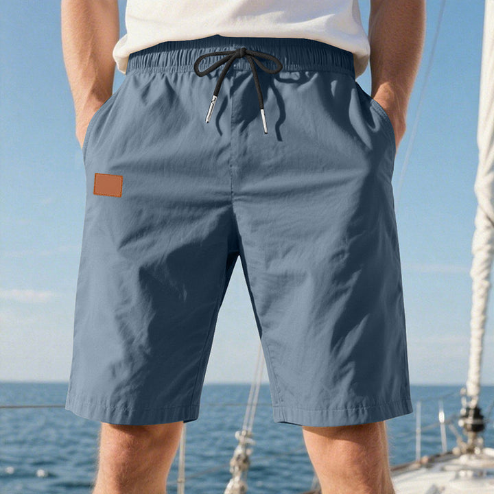 Herren nan schnelltrocknende Badeshorts im Bermuda-Schnitt mit elastischem Bund und Kordelzug Echo Archiv
