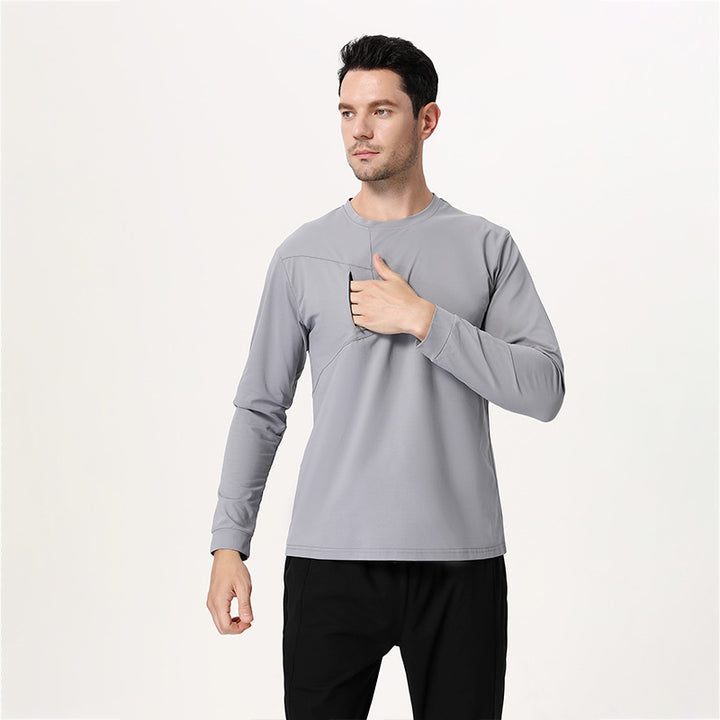 Herren Funktionsshirt mit praktischem Reißverschluss und innovativem Belüftungssystem Echoarchiv