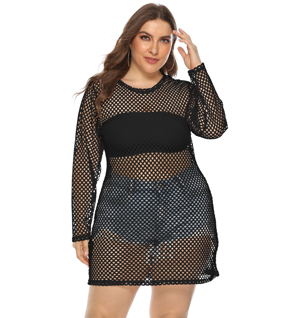Damen Netz-Streifenkleid Echo Archiv