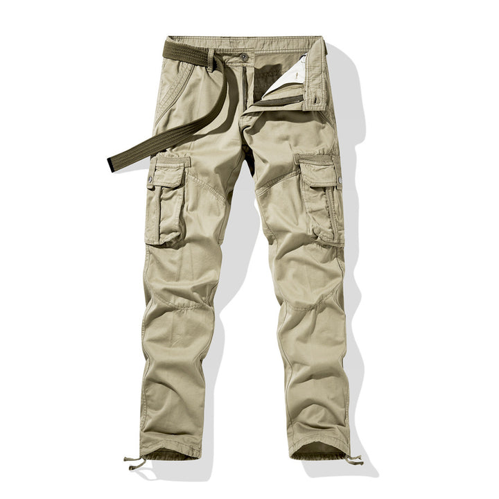 Herren Taktische Cargohose mit Knieabnähern, Mehrfachtaschen und Kordelzug Echo Archiv