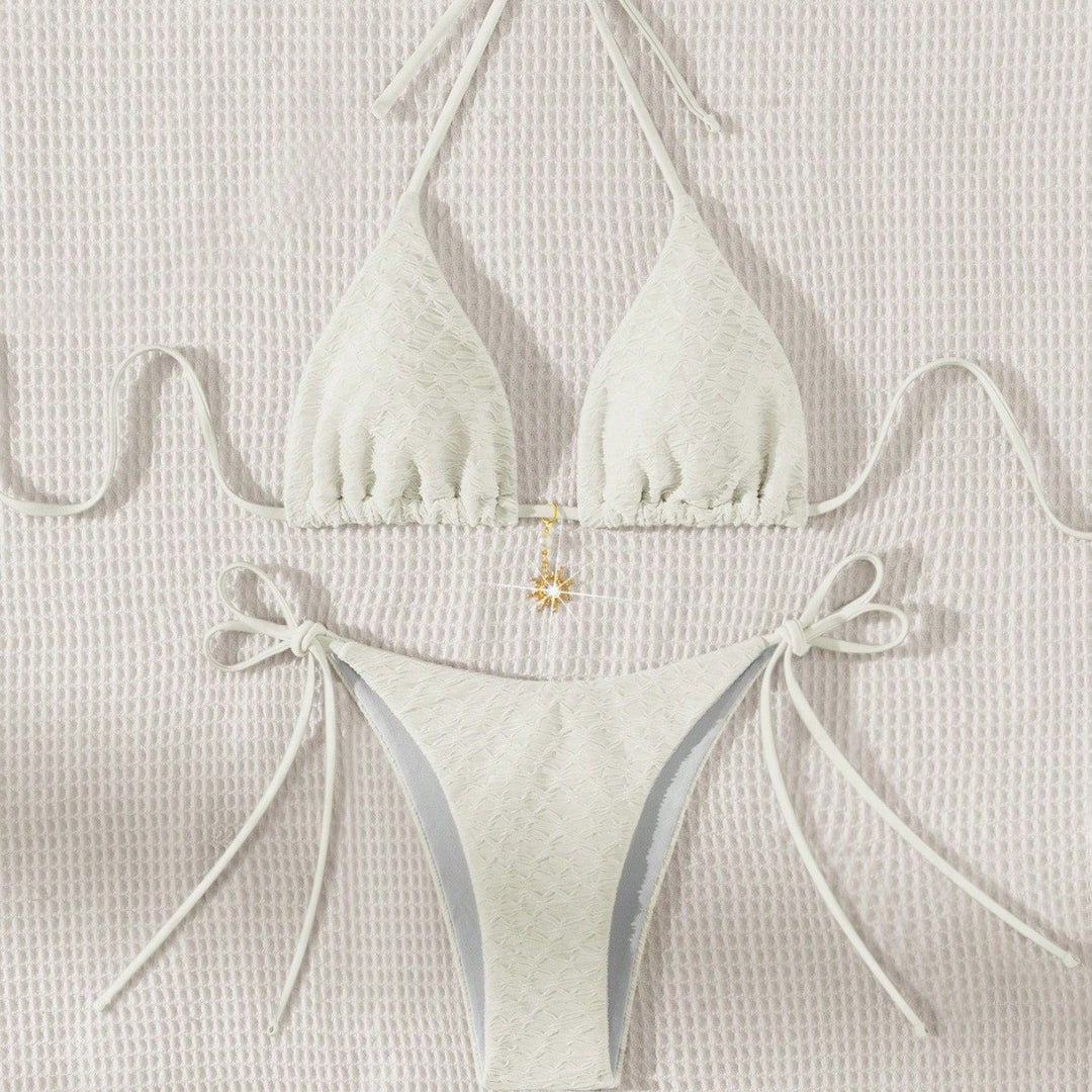 Damen Triangel-Bikini mit zarten Rüschendetails Echo Archiv