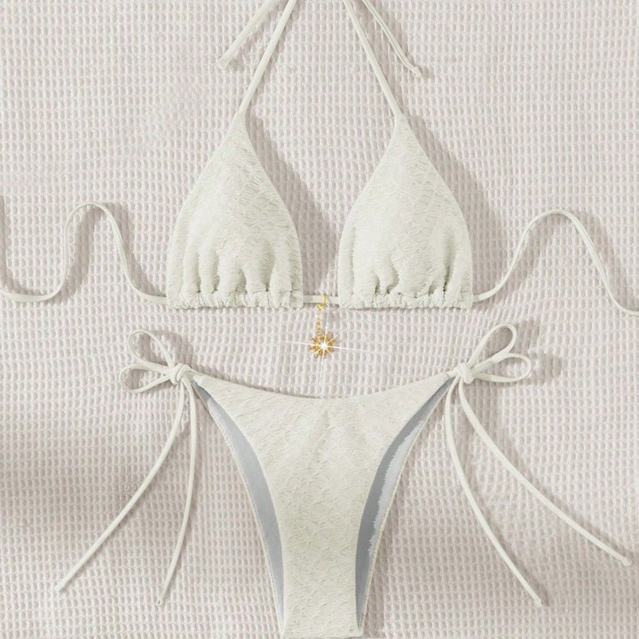 Damen Triangel-Bikini mit zarten Rüschendetails Echo Archiv