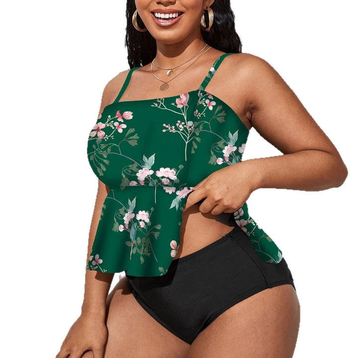 Damen Peplum-Badeoberteil mit floralem Design Echo Archiv