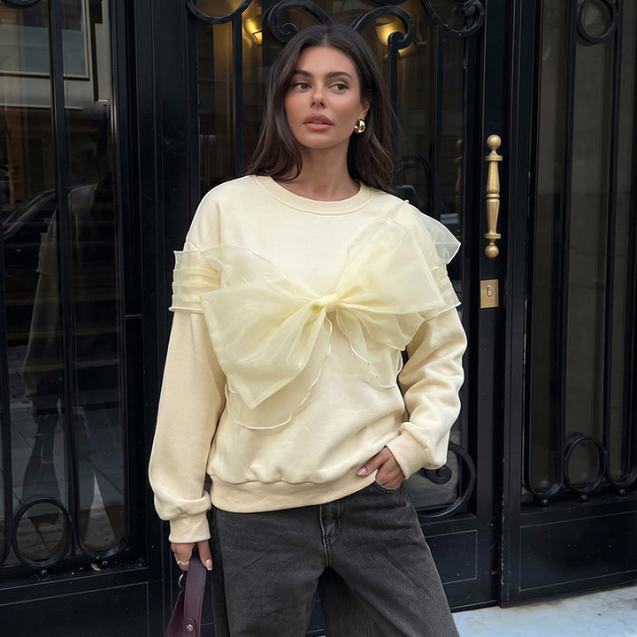Damen Sweatshirt mit Statement-Schleife Echo Archiv