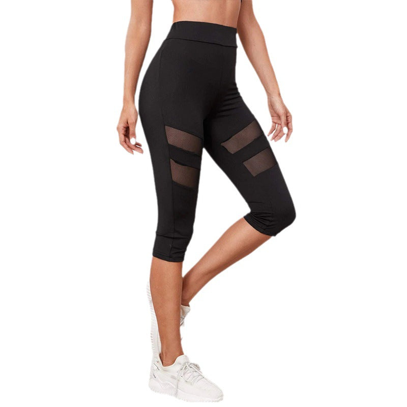 Damen Fitness-Leggings mit innovativen Mesh-Einsätzen Echoarchiv