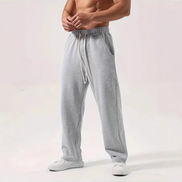 Herren nan locker sitzende Jogginghose aus Baumwollmischung mit elastischem Bund und Seitentaschen Echo Archiv