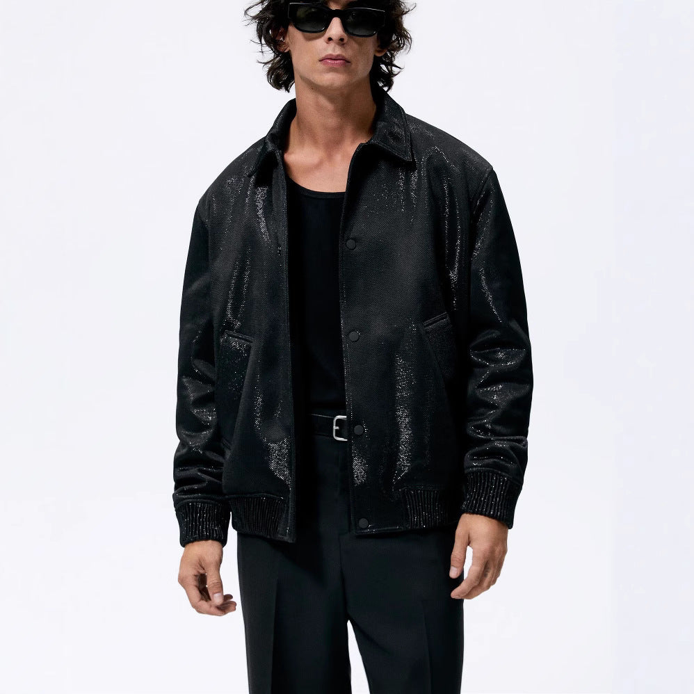 Herren Leichte Fieldjacke aus technischem Material mit aufgesetzten Pattentaschen und Stehkragen Echo Archiv