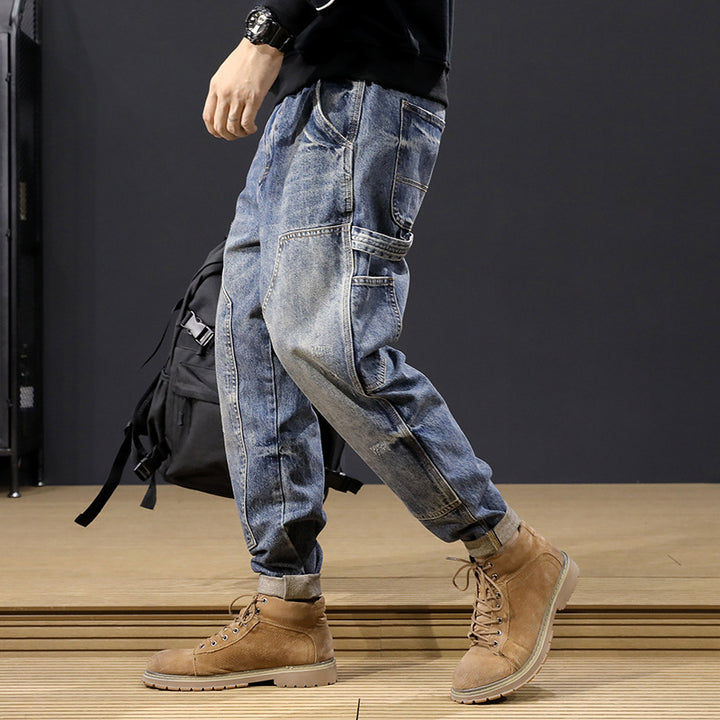 Herren Bequeme Cargo-Jeans Echoarchiv