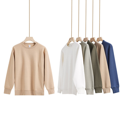 Unisex Minimalistisches Baumwoll-Sweatshirt mit Rundhals, Rippbündchen & Relaxed Fit Echo Archiv