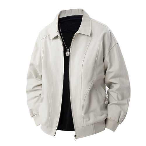 Herren Moderner Blouson mit Hemdkragen, Zwei‑Wege‑Reißverschluss und dezenter Teilungsnaht Echo Archiv