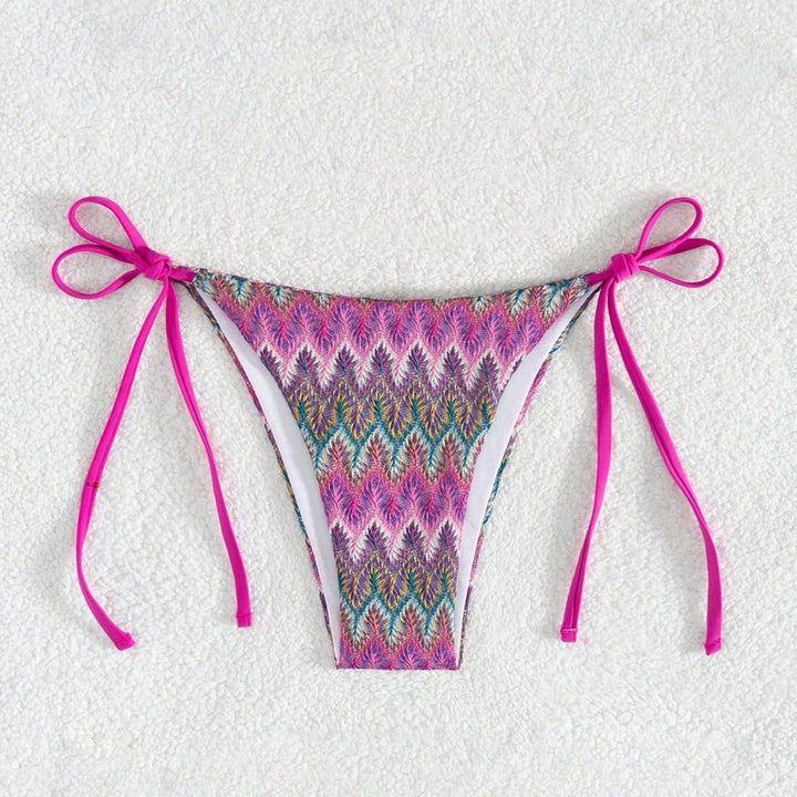 Damen Bikiniunterteil mit verstellbaren Seitenschnürungen Echo Archiv