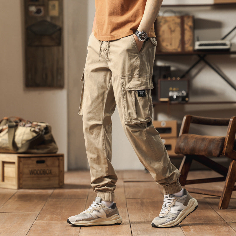 Herren Cargo-Jogger im technischen Utility-Design mit elastischem Tunnelzugbund und Mehrfachtaschen Echo Archiv