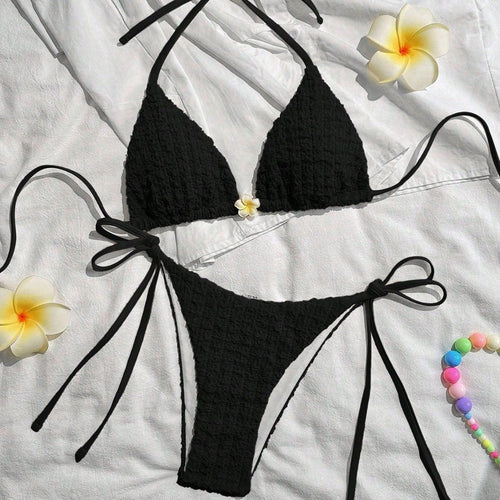 Damen raffinierter Triangel-Bikini Echo Archiv