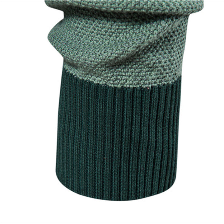 Herren Strickpullover mit modernem Farbblockdesign und feiner Struktur Echoarchiv