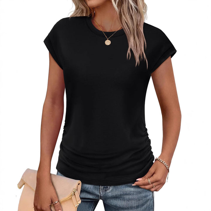 Damen Stylisches Oberteil mit lässigen Rüschendetails Echo Archiv