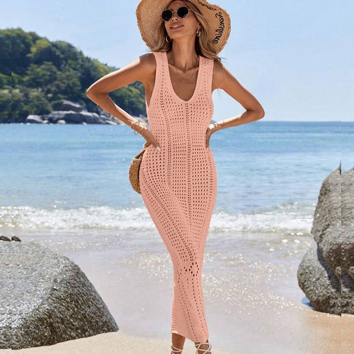 Damen gehäkeltes Sommer-Maxikleid Echo Archiv