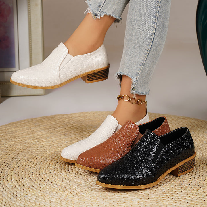 Damen Elegante Slipper mit Struktur-Design Echo Archiv