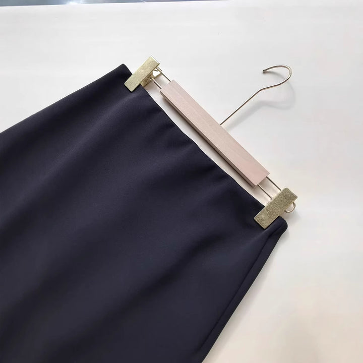 Damen Eleganter, Midirock mit hohem Bund und figurbetontem Schnitt Echoarchiv