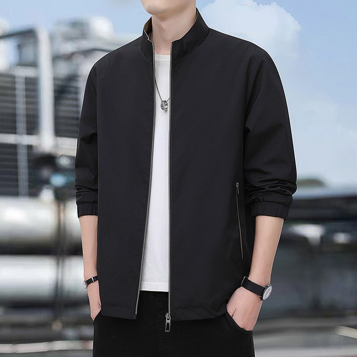 Herren Leichte Übergangsjacke mit hohem Kragen Echo Archiv