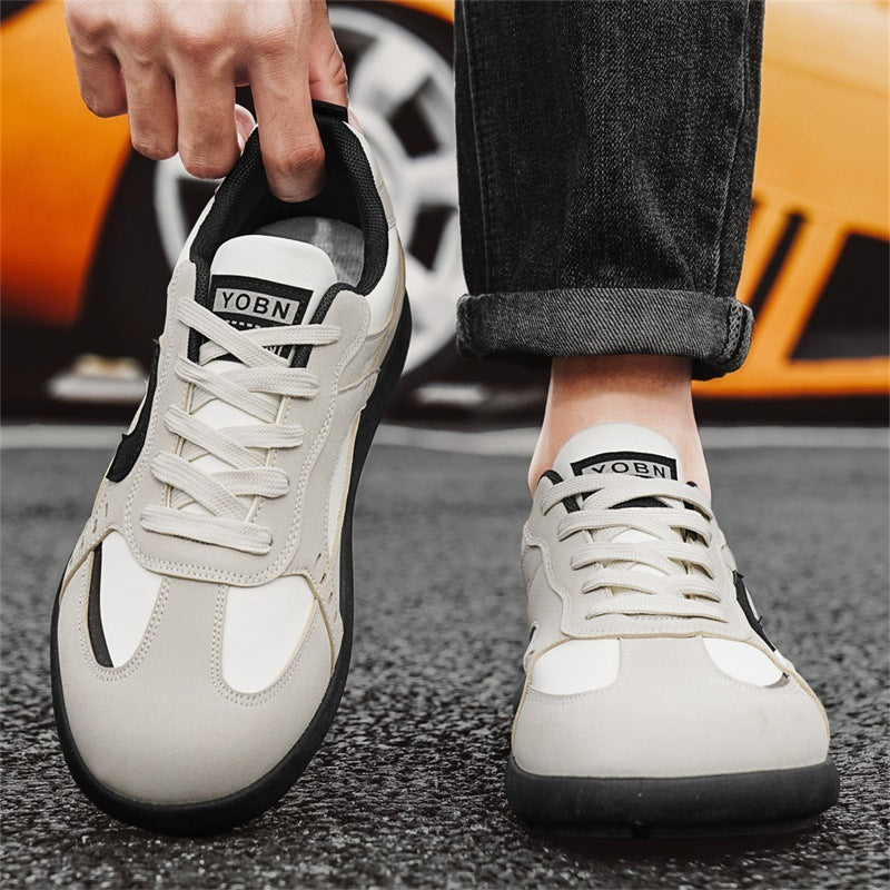 Herren urbaner Retro-Sneaker mit Veloursoptik, gedämpfter Zwischensohle und verstärkter Zehenkappe – Norré