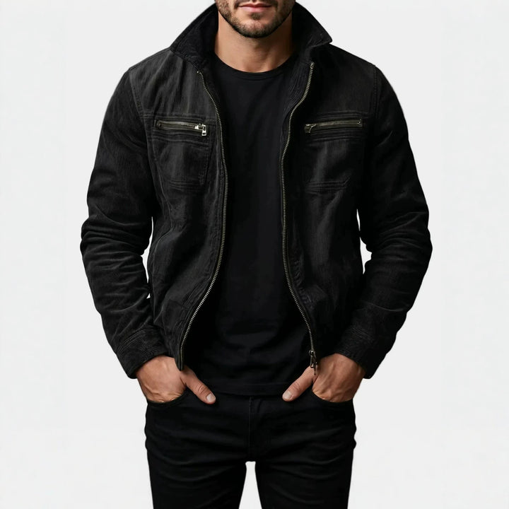 Herren Modische Übergangs-Utility-Jacke mit Reißverschluss
