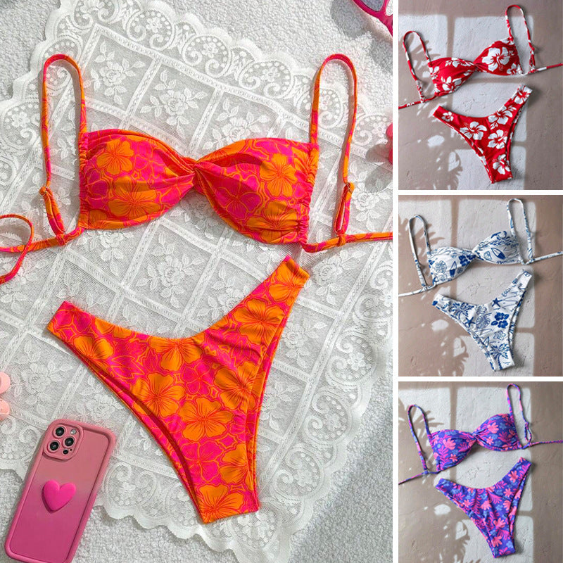 Damen Floral Bikini-Set Echo Archiv