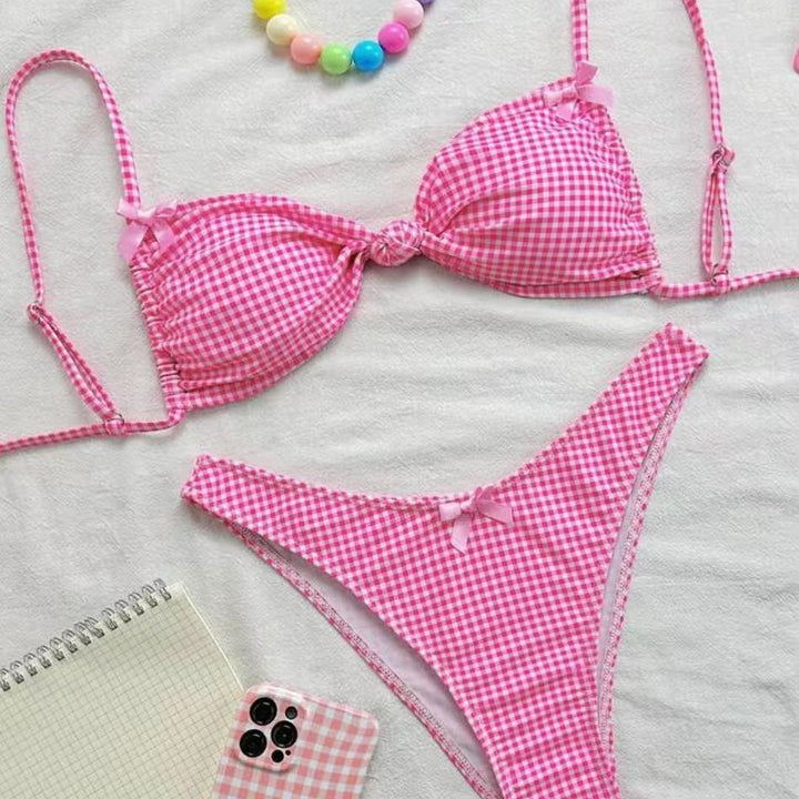Damen Bikini-Set mit Rüschendetails und verstellbaren Trägern Echo Archiv
