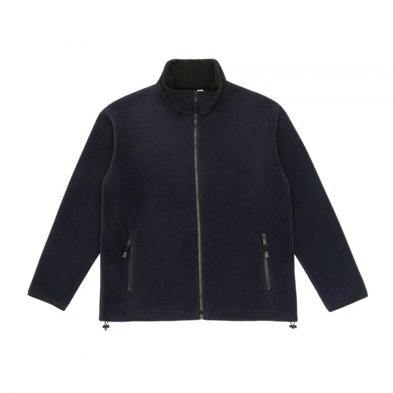 Herren Fleecejacke mit Stehkragen, windabweisendem Microfleece und Kordelzugsaum Echo Archiv