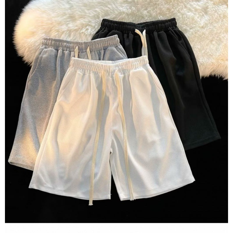 Herren Sportliche Mesh-Shorts mit elastischem Bund und Kordelzug Echoarchiv