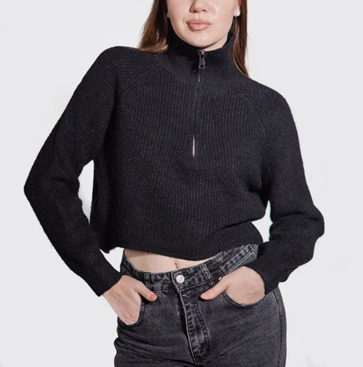 Damen Weite High-Waist-Jeans mit geradem Bein und sichtbaren Teilungsnähten – Dénora