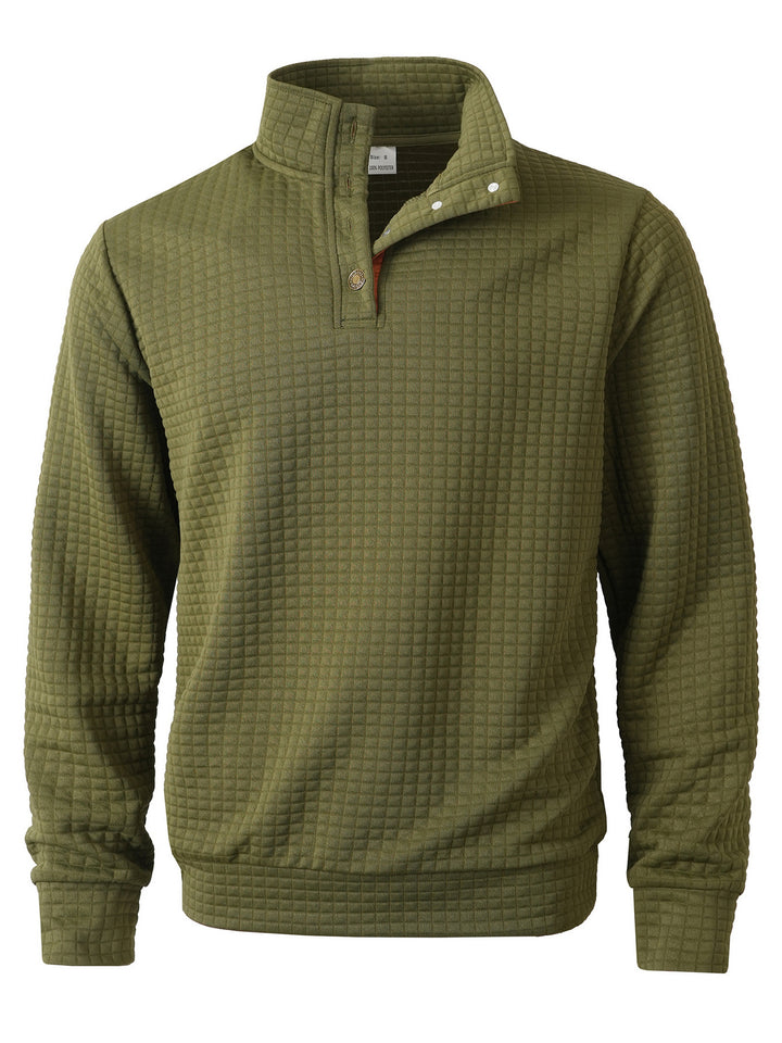 Herren stylischer Pullover mit modischem Stehkragen Echoarchiv