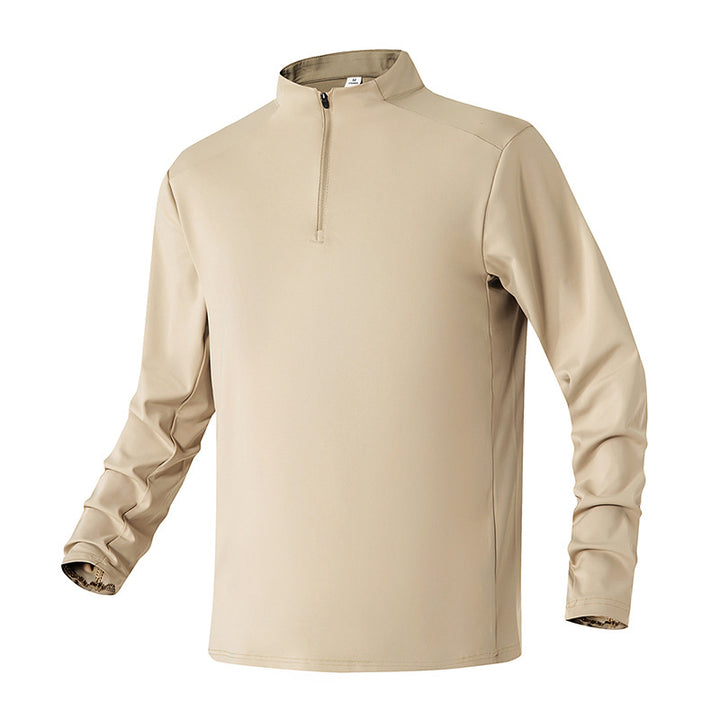Herren Atmungsaktives Funktions‑Halbzip Trainingsshirt mit Stretch und Stehkragen Echo Archiv