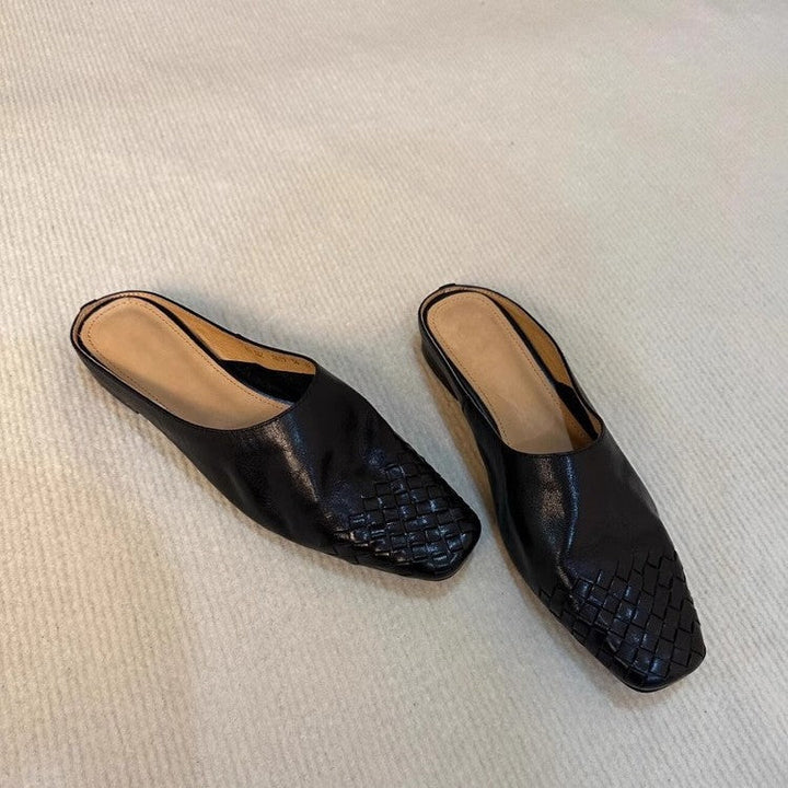 Damen Mules mit geflochtenem Design und bequemer Sohle – Lioré