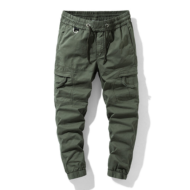 Herren Urbaner Tactical-Cargo-Jogger mit ergonomischen Kniefalten, integrierter Schlüsselöse und elastischem Knöchelabschluss Echo Archiv