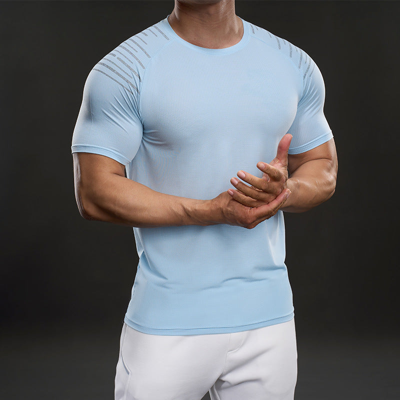 Herren Funktionales Fitness-T-Shirt mit innovativen Belüftungszonen Echoarchiv